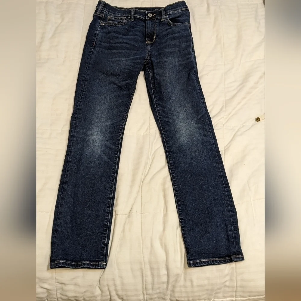Old Navy dark blue Karate slim jeans size 14